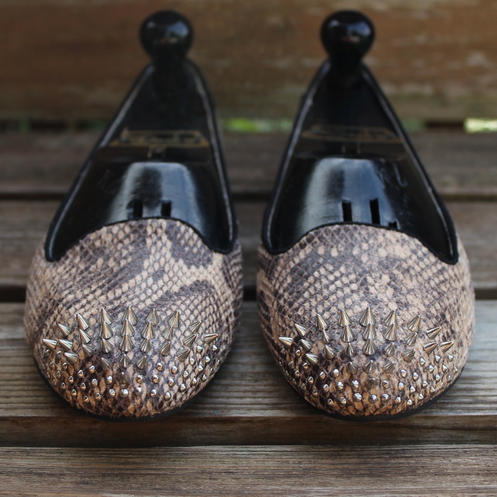 Sam Edelman Circus Python Print Leather Flat 8 - image 8